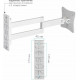 Кронштейн ARM MEDIA LCD-7101 белый