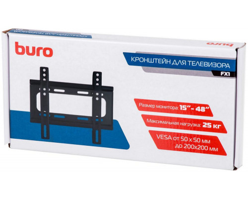 Кронштейн BURO FX1S черный Кронштейн BURO FX1S черный