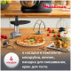 Кухонная машина MOULINEX QA151810 черный