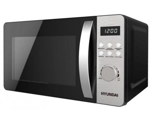 Микроволновая печь HYUNDAI HYM-D2071 серебристый/черный Микроволновая печь HYUNDAI HYM-D2071 серебристый/черный