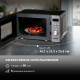 Микроволновая печь HYUNDAI HYM-D2071 серебристый/черный