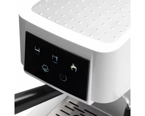 Кофеварка HYUNDAI HEM-3203 белый/серебристый