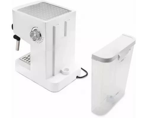 Кофеварка HYUNDAI HEM-3203 белый/серебристый