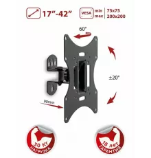 Кронштейн ARM MEDIA LCD-201 черный