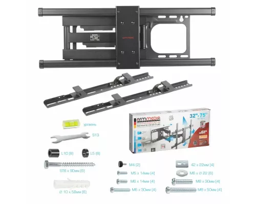 Кронштейн ARM MEDIA PARAMOUNT-60 черный