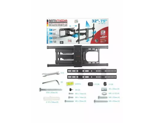 Кронштейн ARM MEDIA PARAMOUNT-60 черный