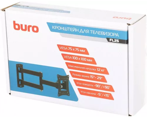 Кронштейн BURO FL2S черный