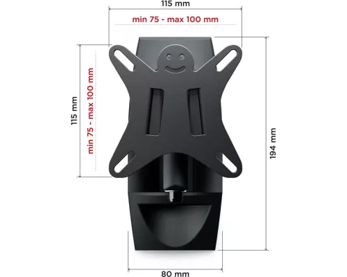 Кронштейн HOLDER LCDS-5004 металлик