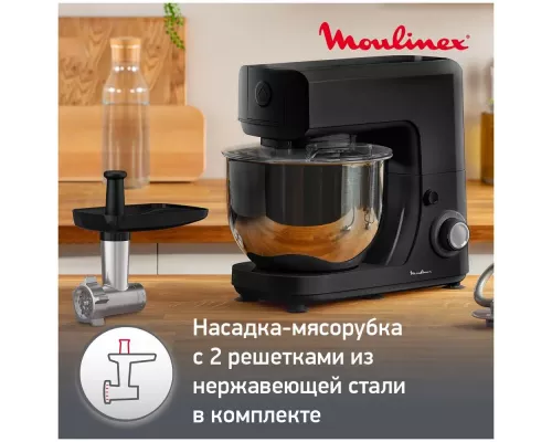 Кухонная машина MOULINEX QA151810 черный