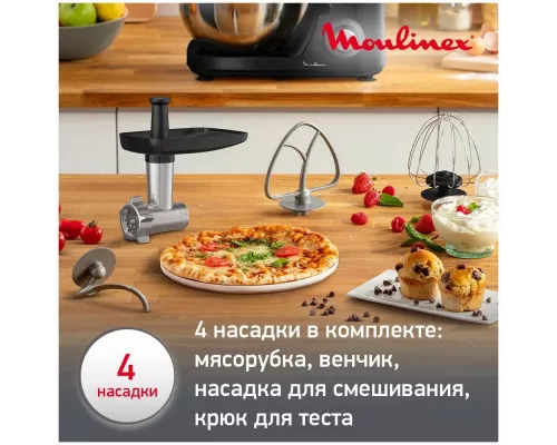 Кухонная машина MOULINEX QA151810 черный