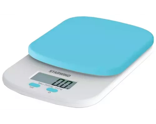 Кухонные весы STARWIND SSK2156 голубой