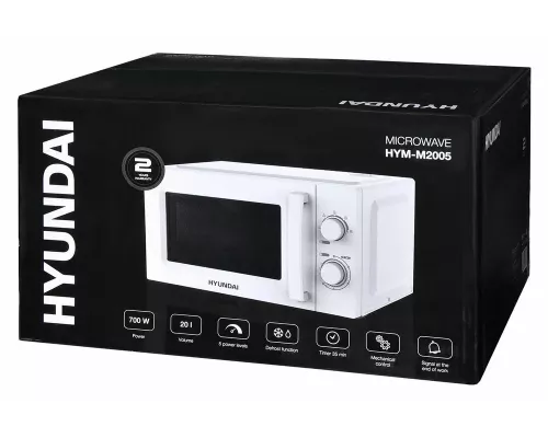 Микроволновая печь HYUNDAI HYM-M2005 белый