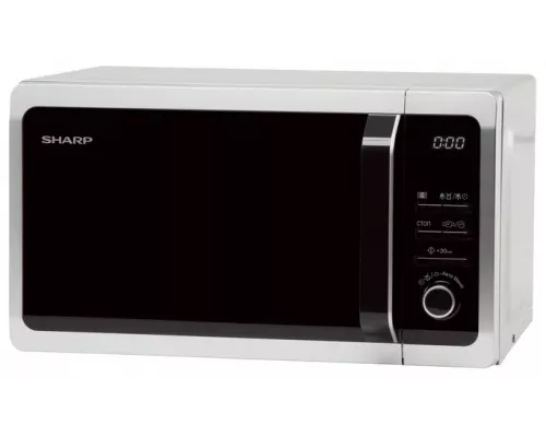 Микроволновая печь SHARP R2852RSL серебристый/черный