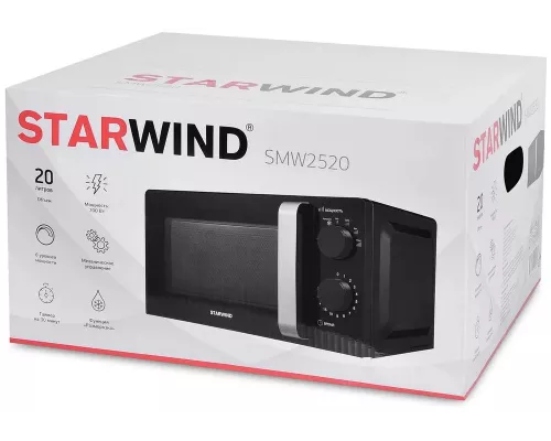 Микроволновая печь STARWIND SMW2520 черный/серебро