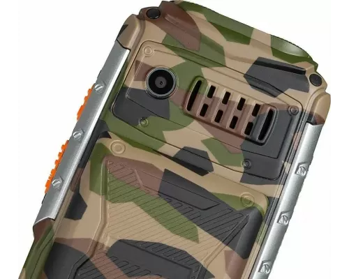 Мобильный телефон BQ 2430 Tank Power Camouflage+Silver