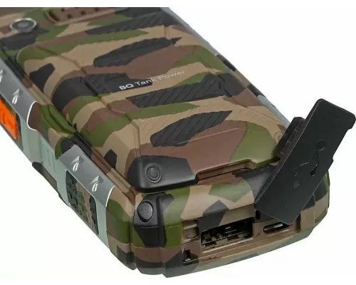 Мобильный телефон BQ 2430 Tank Power Camouflage+Silver