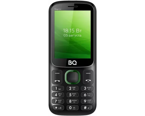 Мобильный телефон BQ 2440 Step L+ Black+Green