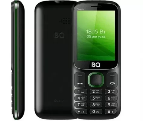 Мобильный телефон BQ 2440 Step L+ Black+Green