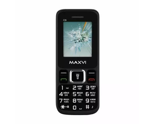 Мобильный телефон MAXVI C3i black
