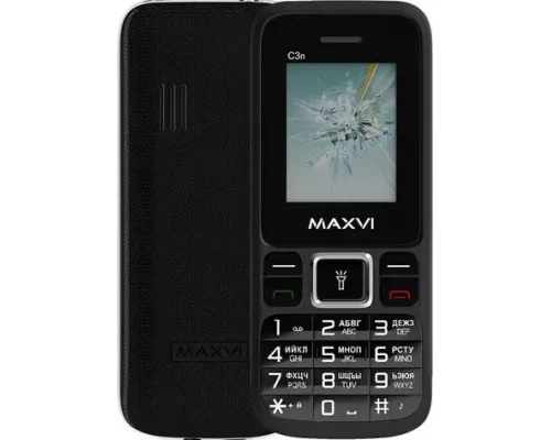 Мобильный телефон MAXVI C3n black