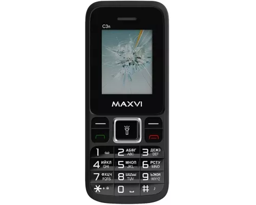 Мобильный телефон MAXVI C3n black