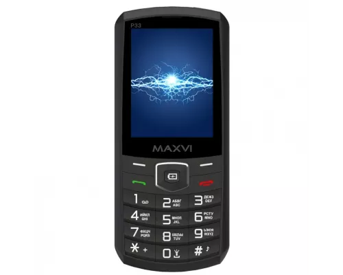 Мобильный телефон Maxvi P33 black