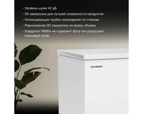 Морозильный ларь Hyundai CH20081 белый