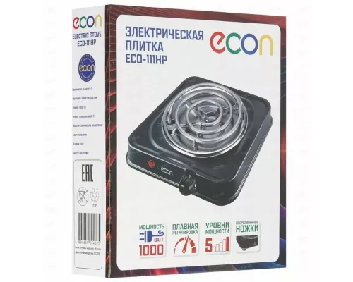 Настольная плита ECON ECO-111HP черный