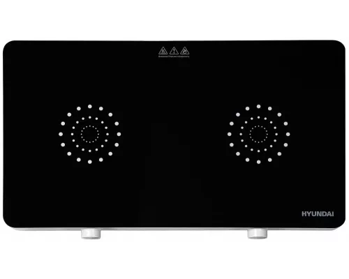 Настольная плита HYUNDAI HYC-0108 белый/черный