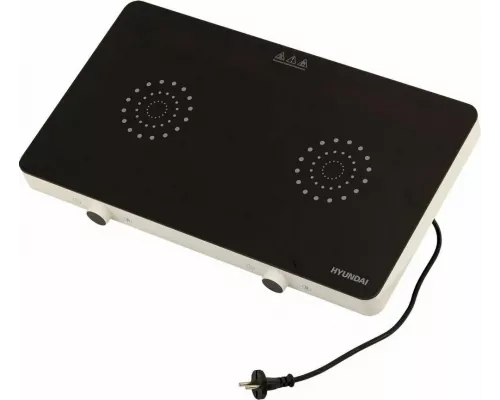 Настольная плита HYUNDAI HYC-0108 белый/черный