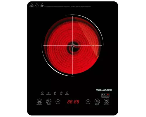 Настольная плита WILLMARK WCP-805BT черный