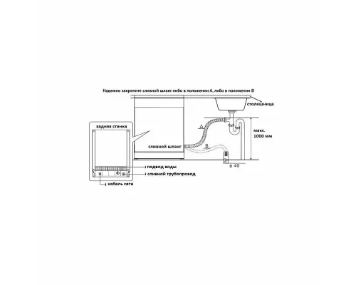 Посудомоечная машина Korting KDF 2015 W белый