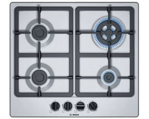 Варочная поверхность BOSCH PGH6B5B90R нерж.сталь