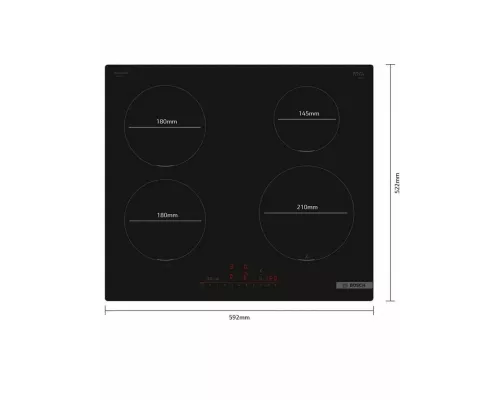 Варочная поверхность Bosch PUE611HC1E черный