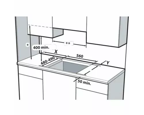 Варочная поверхность Indesit THPM 642 WS/BL/I черный