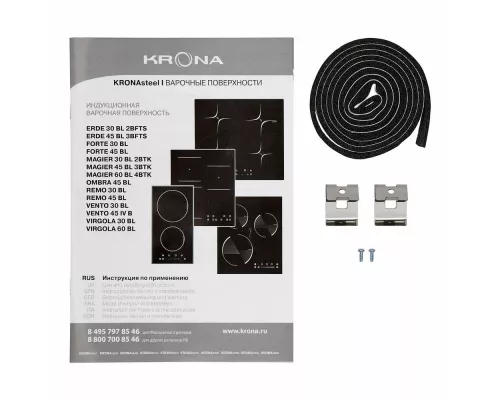 Варочная поверхность Krona ERDE 30 BL 2BFTS