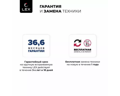 Варочная поверхность LEX EVI 641B WH белый