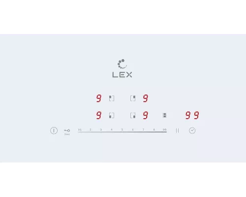 Варочная поверхность LEX EVI 641B WH белый