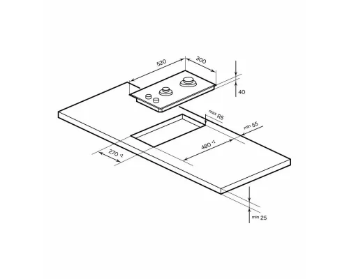 Варочная поверхность LEX GVS 320 IX