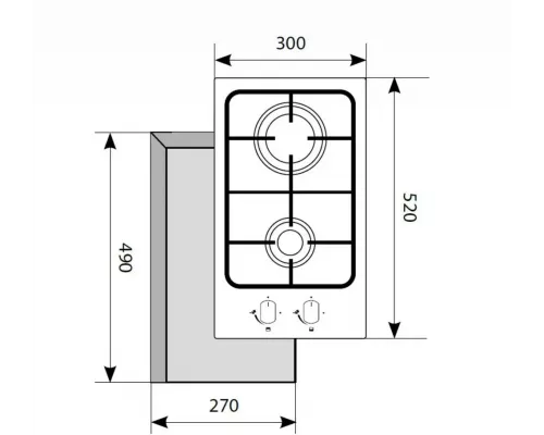 Варочная поверхность LEX GVS 320 IX