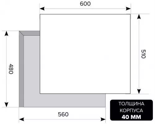 Варочная поверхность LEX GVS 640 IX