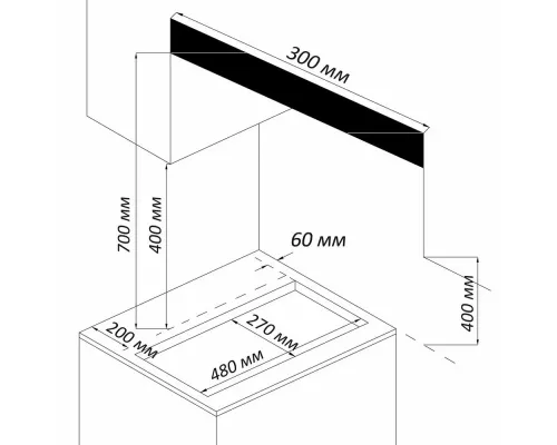 Варочная поверхность NORDFROST HS 3022 B черный