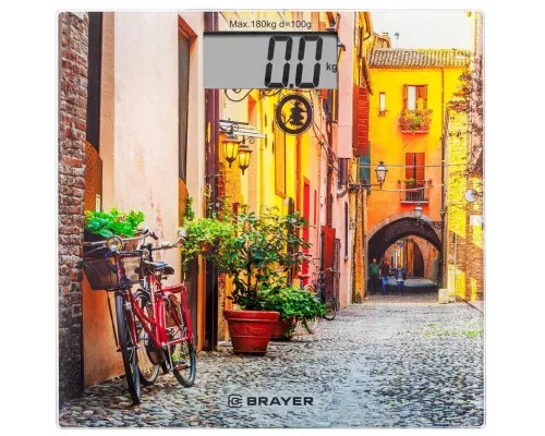 Весы напольные BRAYER BR3730 рисунок улица