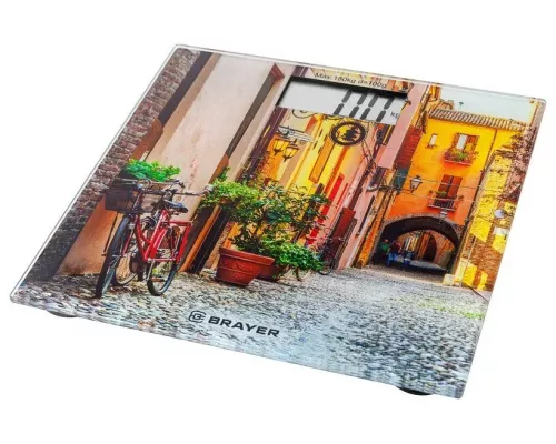 Весы напольные BRAYER BR3730 рисунок улица