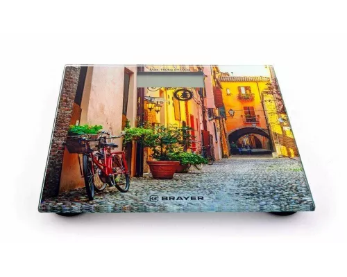 Весы напольные BRAYER BR3730 рисунок улица