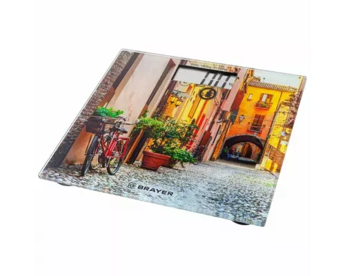 Весы напольные BRAYER BR3730 рисунок улица