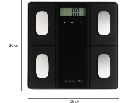 Весы напольные GALAXY GL 4854 черный