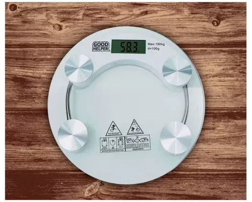 Весы напольные GOODHELPER BS-S50  прозрачное стекло