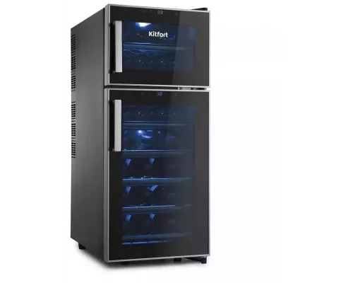 Винный шкаф KITFORT KT-2407 черный