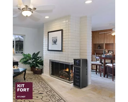 Винный шкаф KITFORT KT-2407 черный